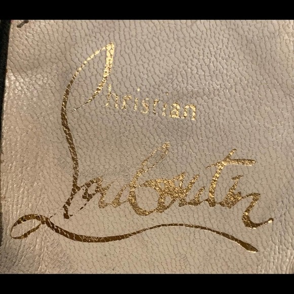 CHRISTIAN LOUBOUTIN Black CREPE SATIN 4” STILETTOS 40 1/2 - Picture 10 of 16